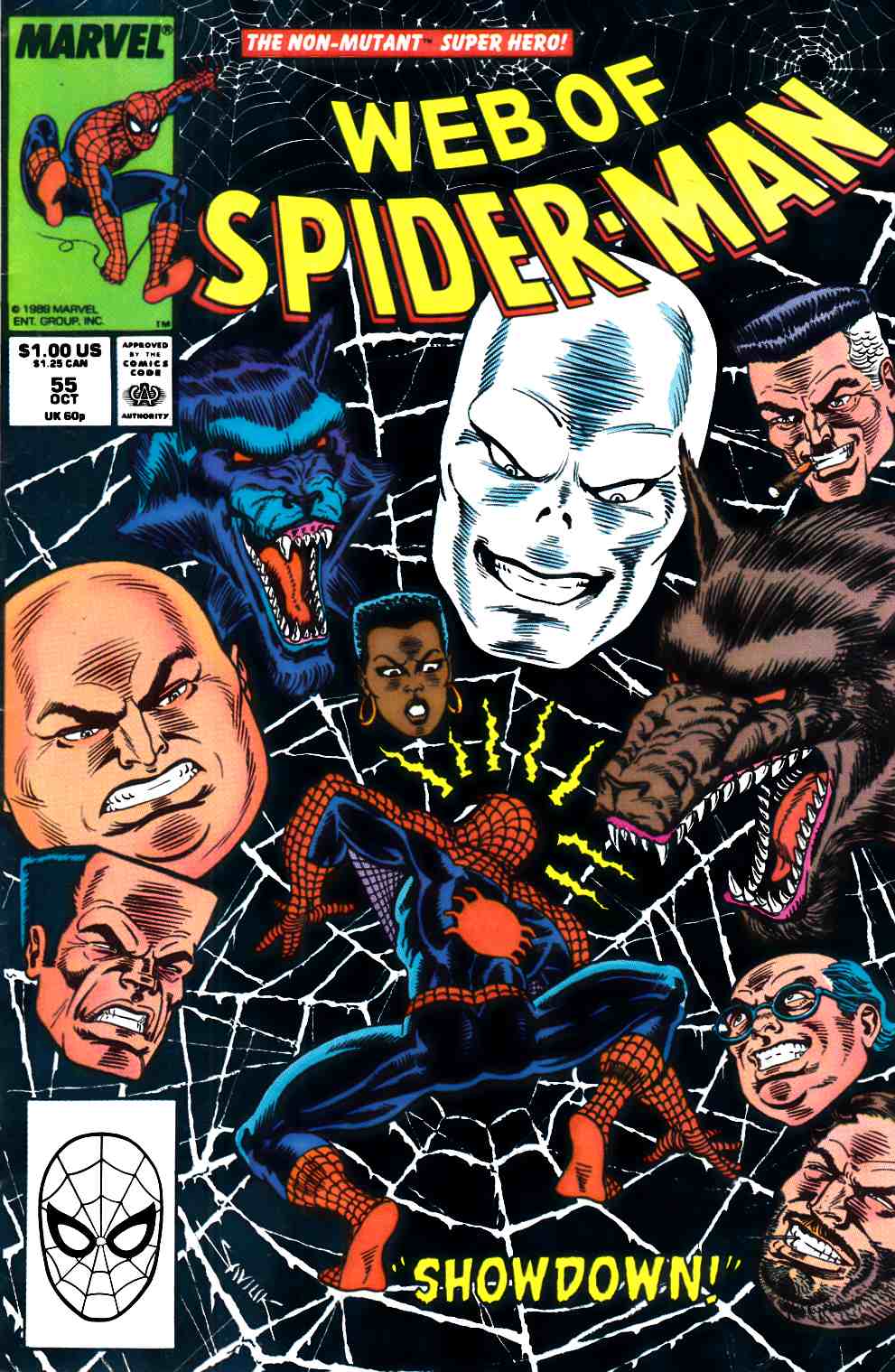 Web of Spider-Man #55 Very Fine Minus (7.5) [Marvel Comic] LARGE