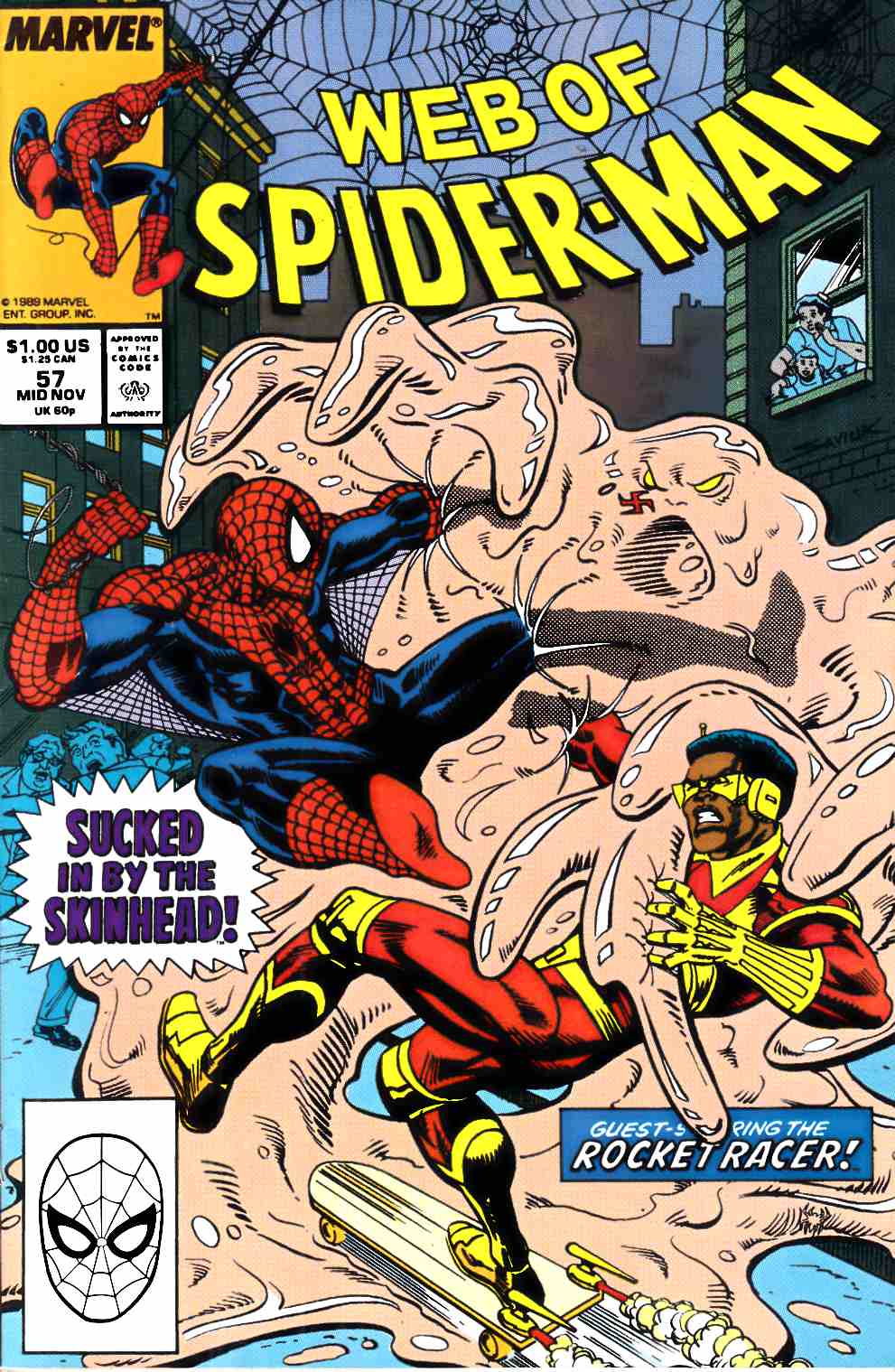 Web of Spider-Man #57 Very Fine (8.0) [Marvel Comic] THUMBNAIL