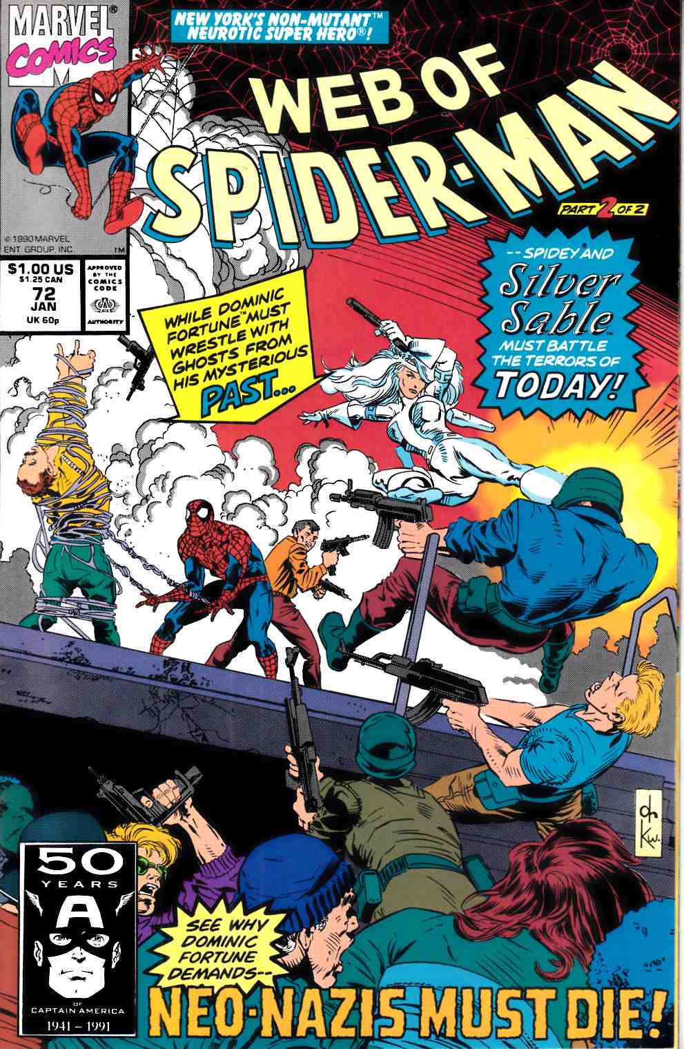Web of Spider-Man #72 Very Fine (8.0) [Marvel Comic] LARGE