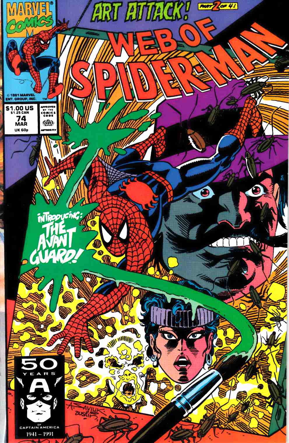 Web of Spider-Man #74 Very Fine (8.0) [Marvel Comic] THUMBNAIL