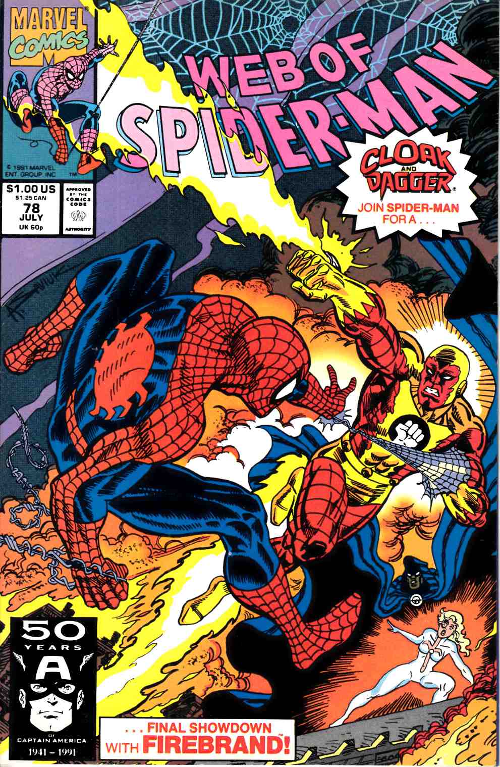 Web of Spider-Man #78 Very Fine (8.0) [Marvel Comic] LARGE