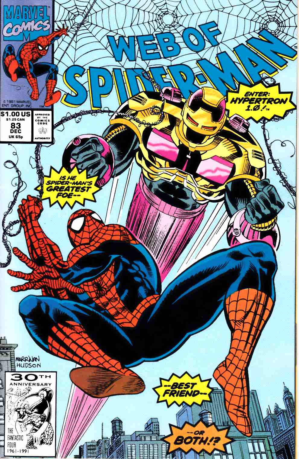 Web of Spider-Man #83 Very Fine (8.0) [Marvel Comic] LARGE