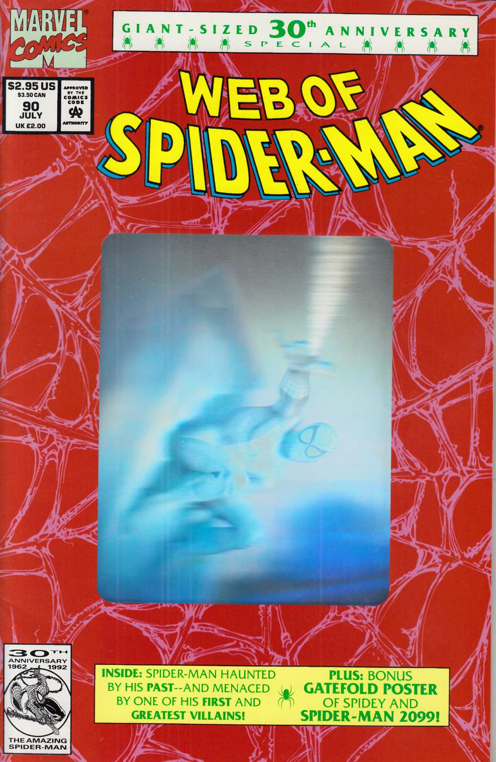 Web of Spider-Man #90 Very Fine (8.0) [Marvel Comic] THUMBNAIL