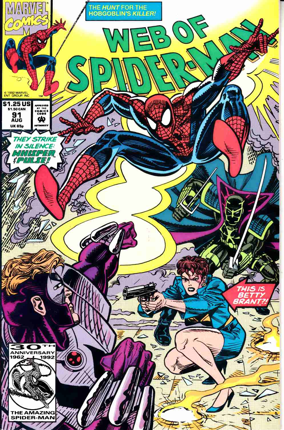 Web of Spider-Man #91 Very Fine (8.0) [Marvel Comic] LARGE