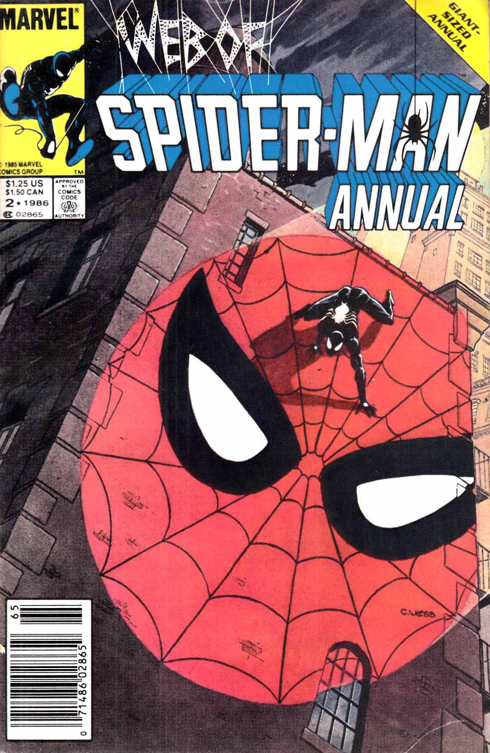 Web of Spider-Man Annual #2 Newsstand Edition Very Good (4.0) [Marvel Comic] LARGE