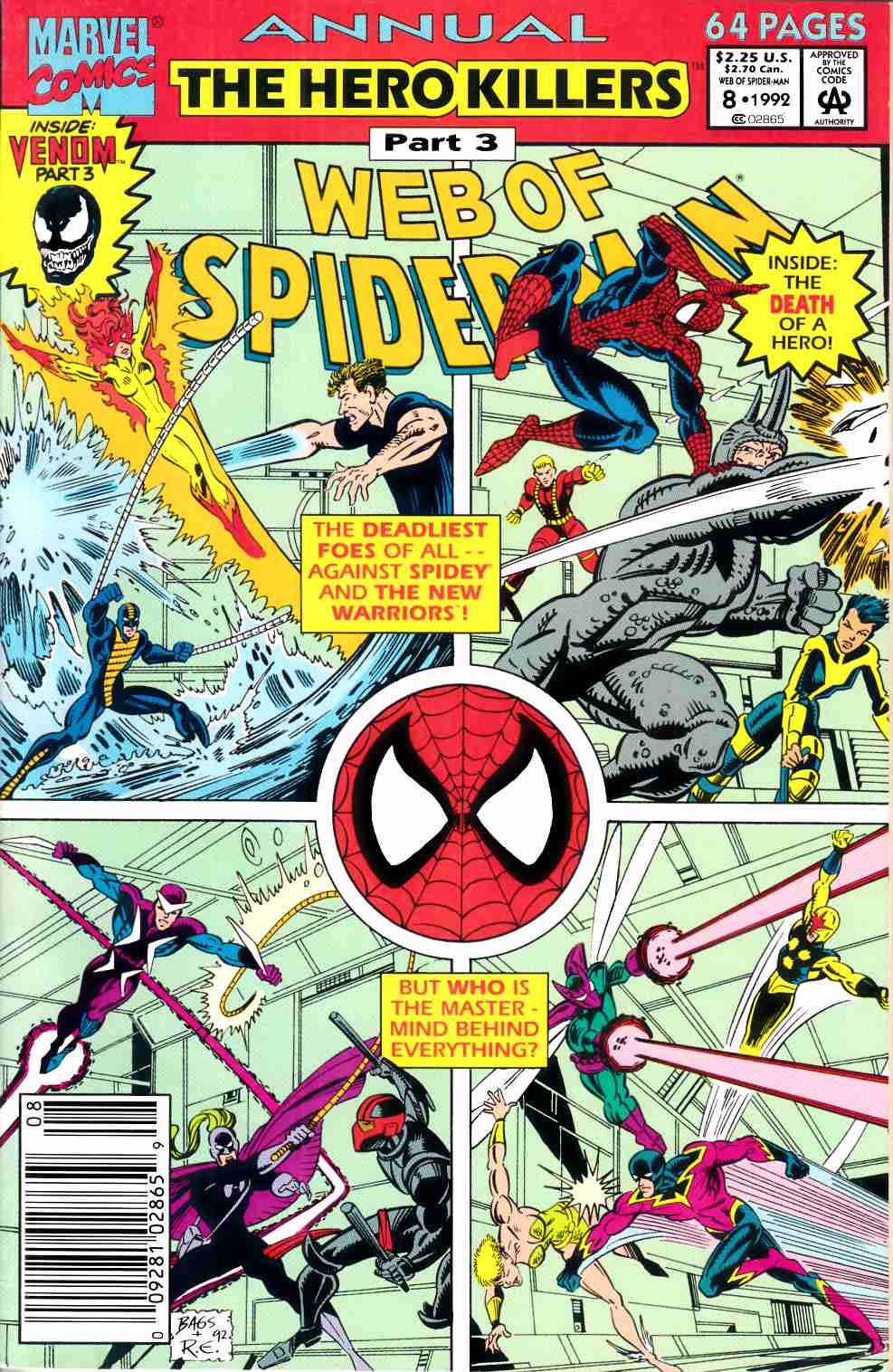 Web of Spider-Man Annual #8 Newsstand Edition Very Fine (8.0) [Marvel Comic] THUMBNAIL