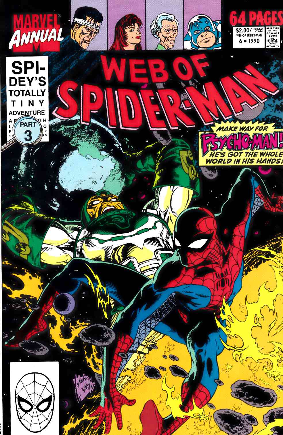 Web of Spider-Man Annual #6 Fine (6.0) [Marvel Comic] THUMBNAIL