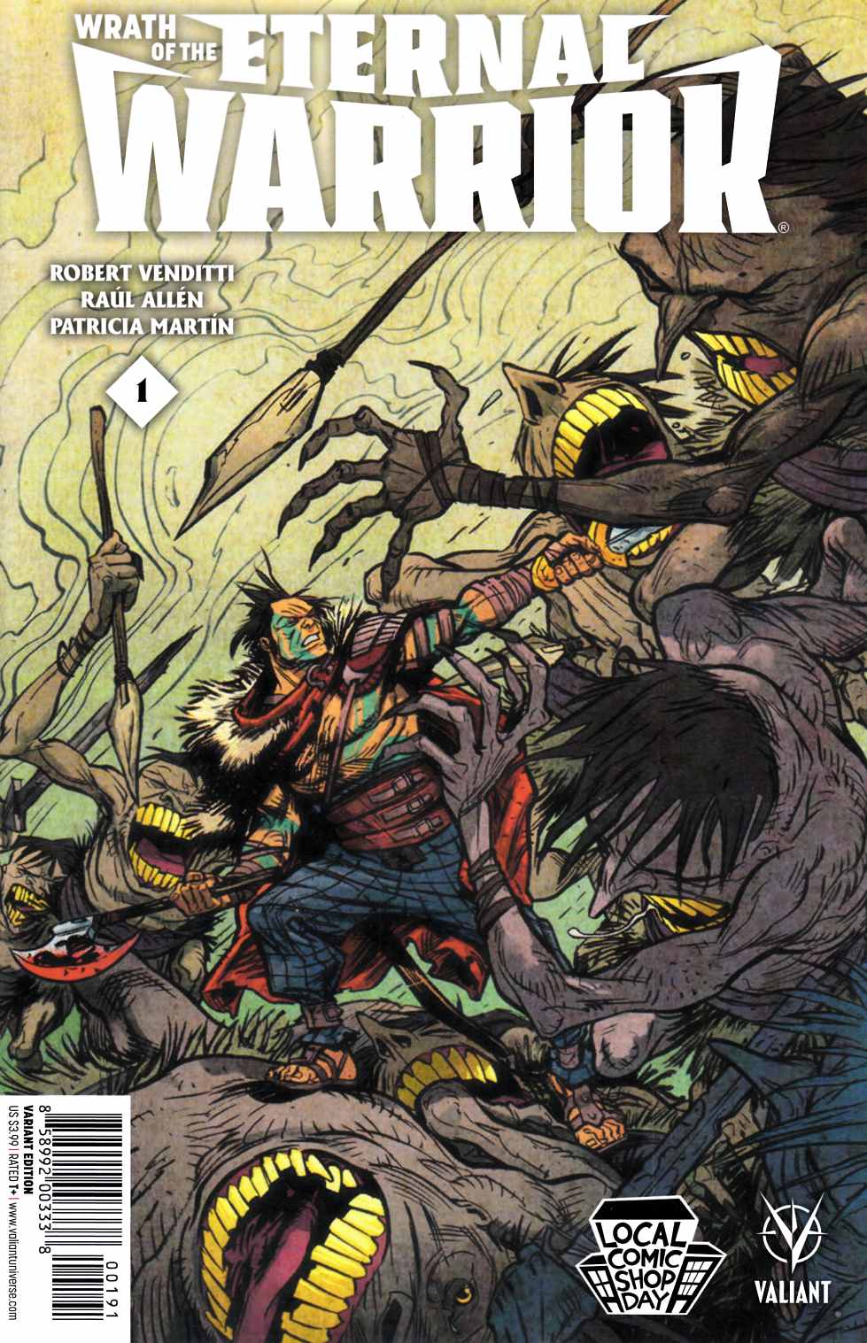 Wrath of the Eternal Warrior #1 LCSD 2015 Edition [Valiant Comic] THUMBNAIL
