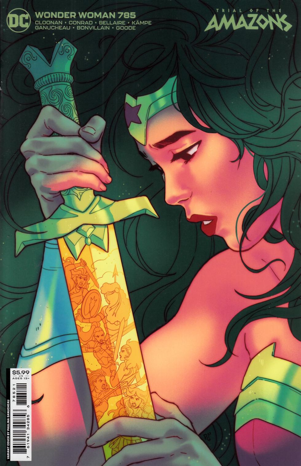 Wonder Woman #785 Ganucheau Variant Cover Near Mint (9.4) [DC Comic] THUMBNAIL