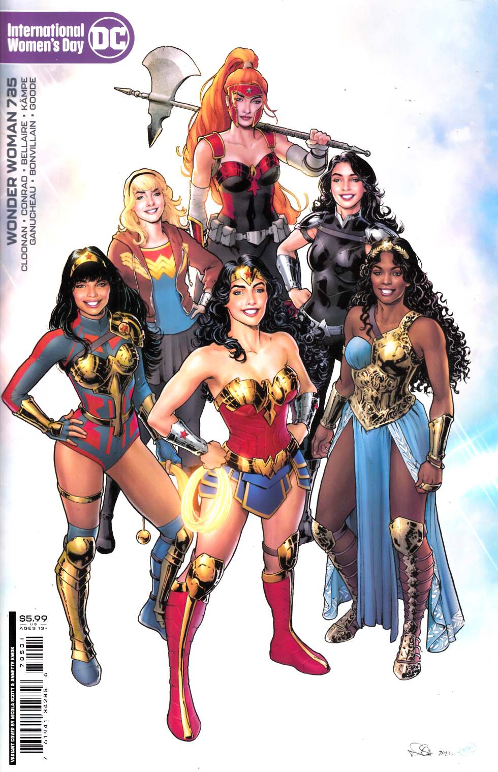 Wonder Woman #785 Scott Variant Cover Near Mint (9.4) [DC Comic] LARGE