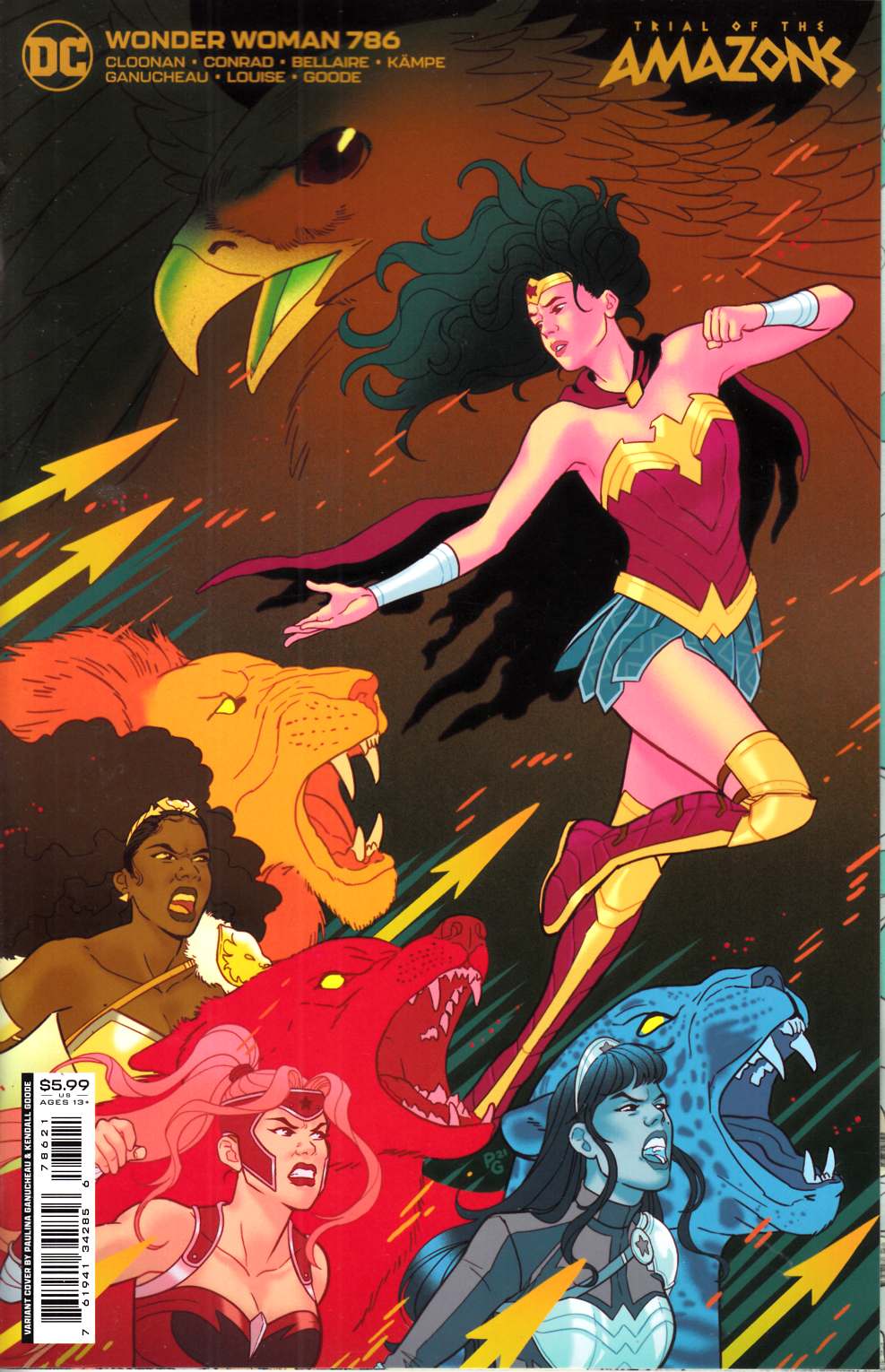 Wonder Woman #786 Ganucheau Variant Cover Near Mint (9.4) [DC Comic] LARGE
