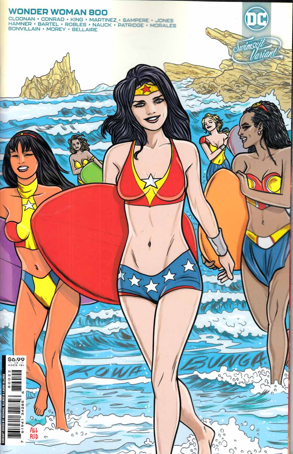Wonder Woman #800 Allred Variant Cover Near Mint (9.4) [DC Comic] LARGE