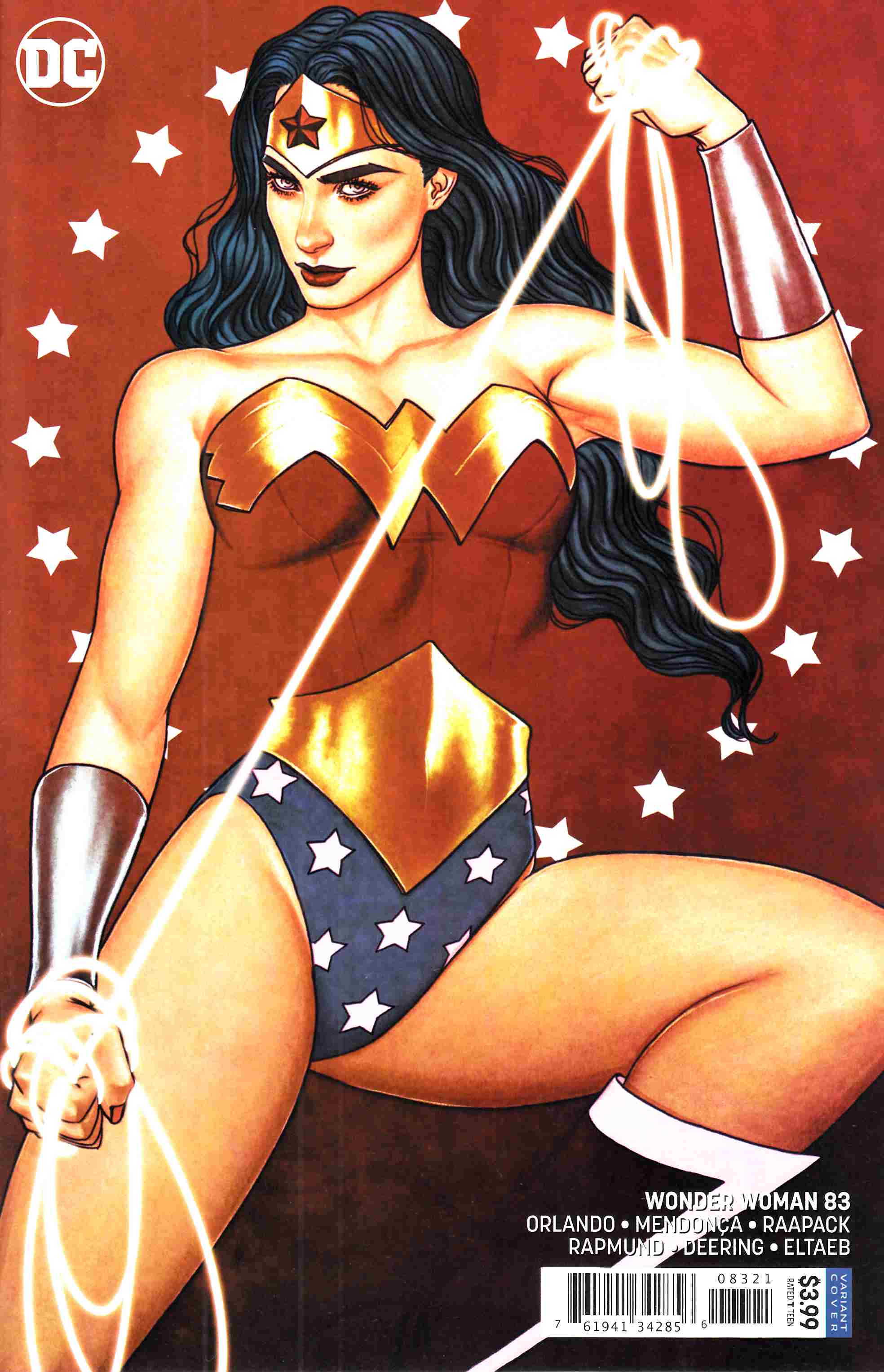 Wonder Woman #83 Frison Variant Cover Near Mint (9.4) [DC Comic] LARGE