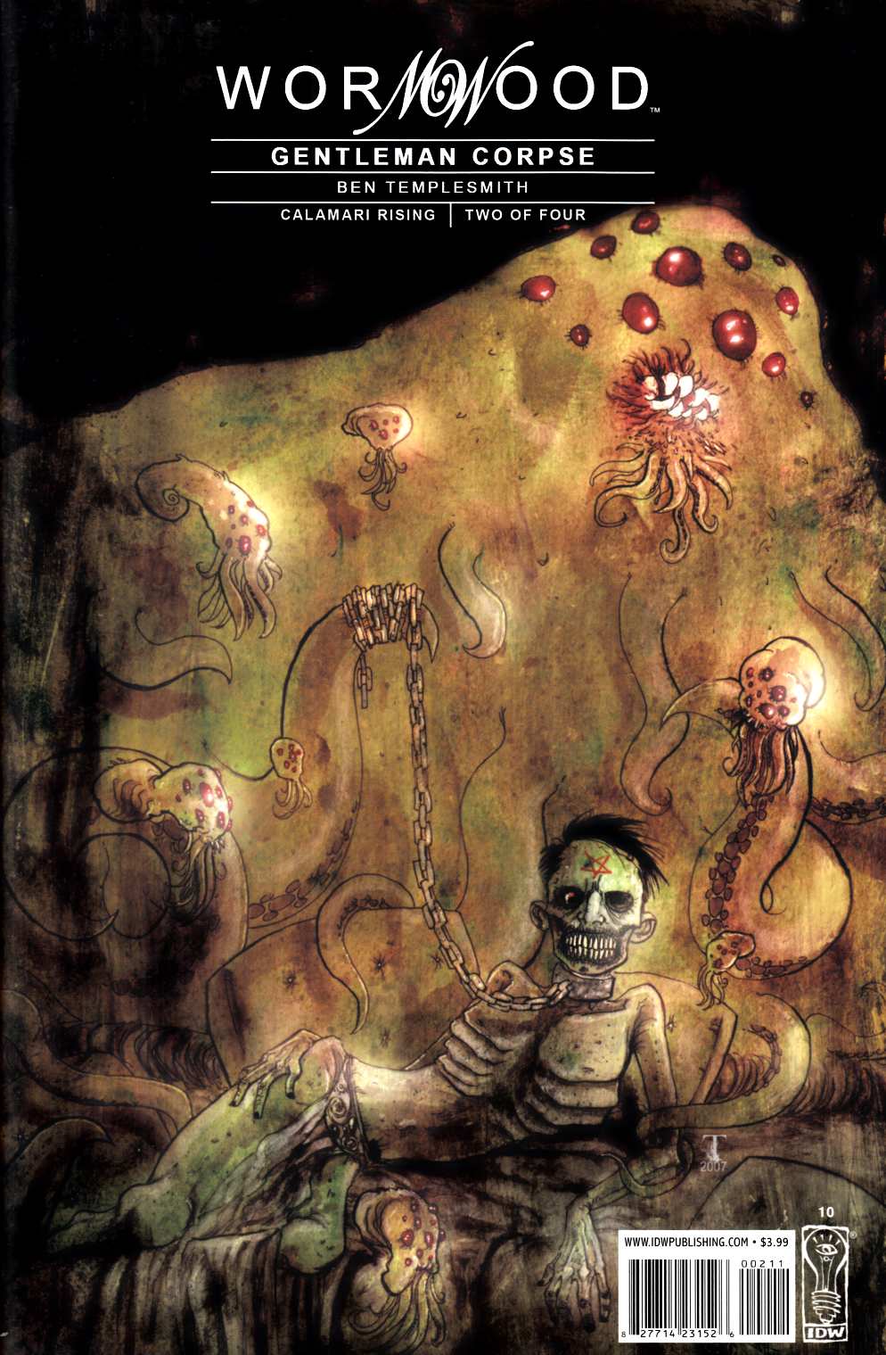 Wormwood Calamari Rising #2 Near Mint (9.4) [IDW Comic] LARGE