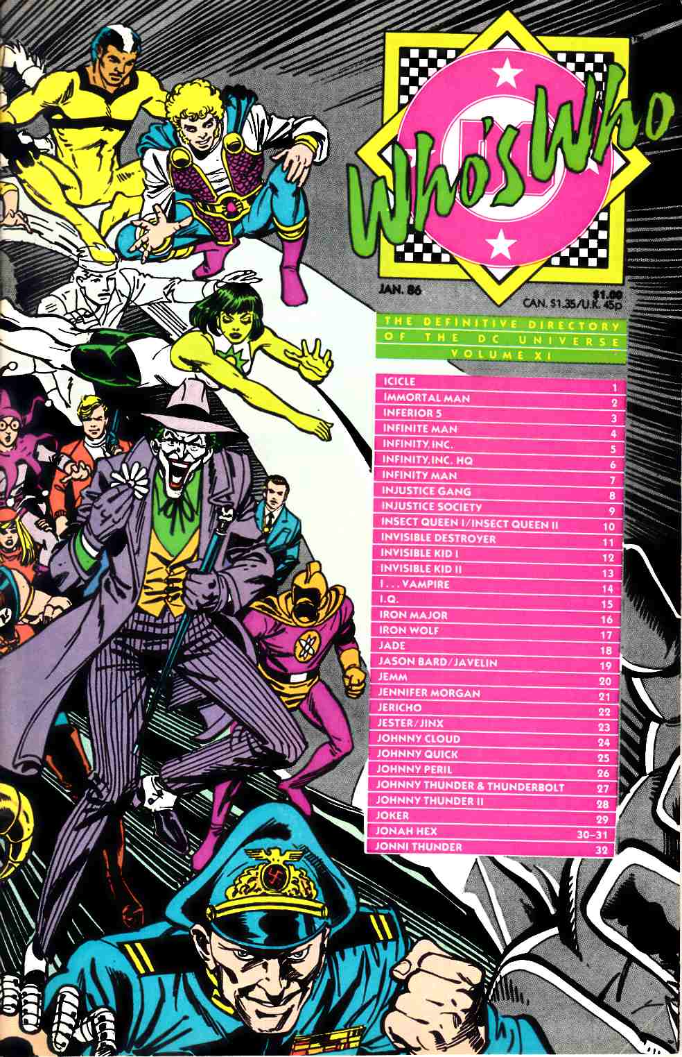 Who's Who Directory of DC Universe #12 Very Fine (8.0) [DC Comic] LARGE