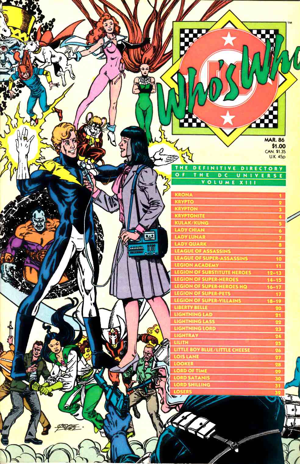 Who's Who Directory of DC Universe #13 Very Fine (8.0) [DC Comic] LARGE