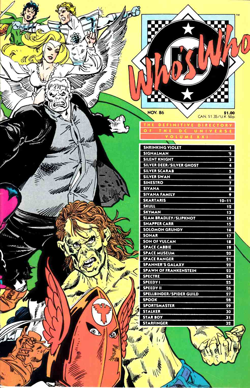 Who's Who Directory of DC Universe #21 Very Fine (8.0) [DC Comic] THUMBNAIL