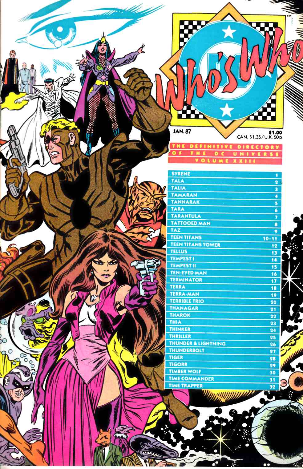 Who's Who Directory of DC Universe #23 Very Fine (8.0) [DC Comic] LARGE