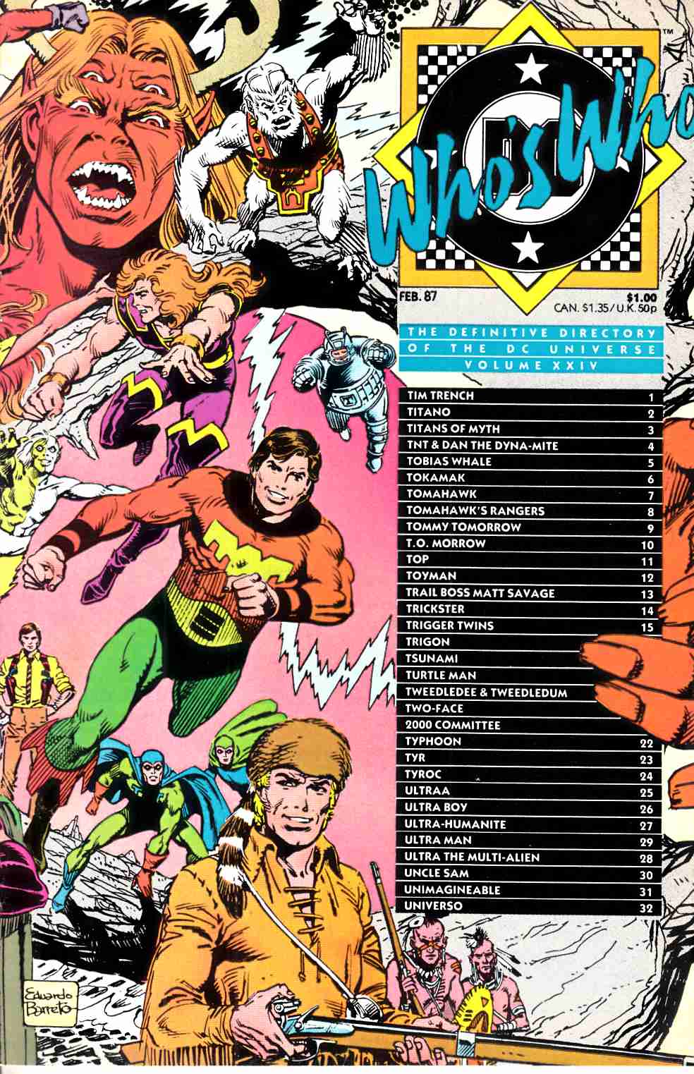 Who's Who Directory of DC Universe #24 Very Fine (8.0) [DC Comic] LARGE
