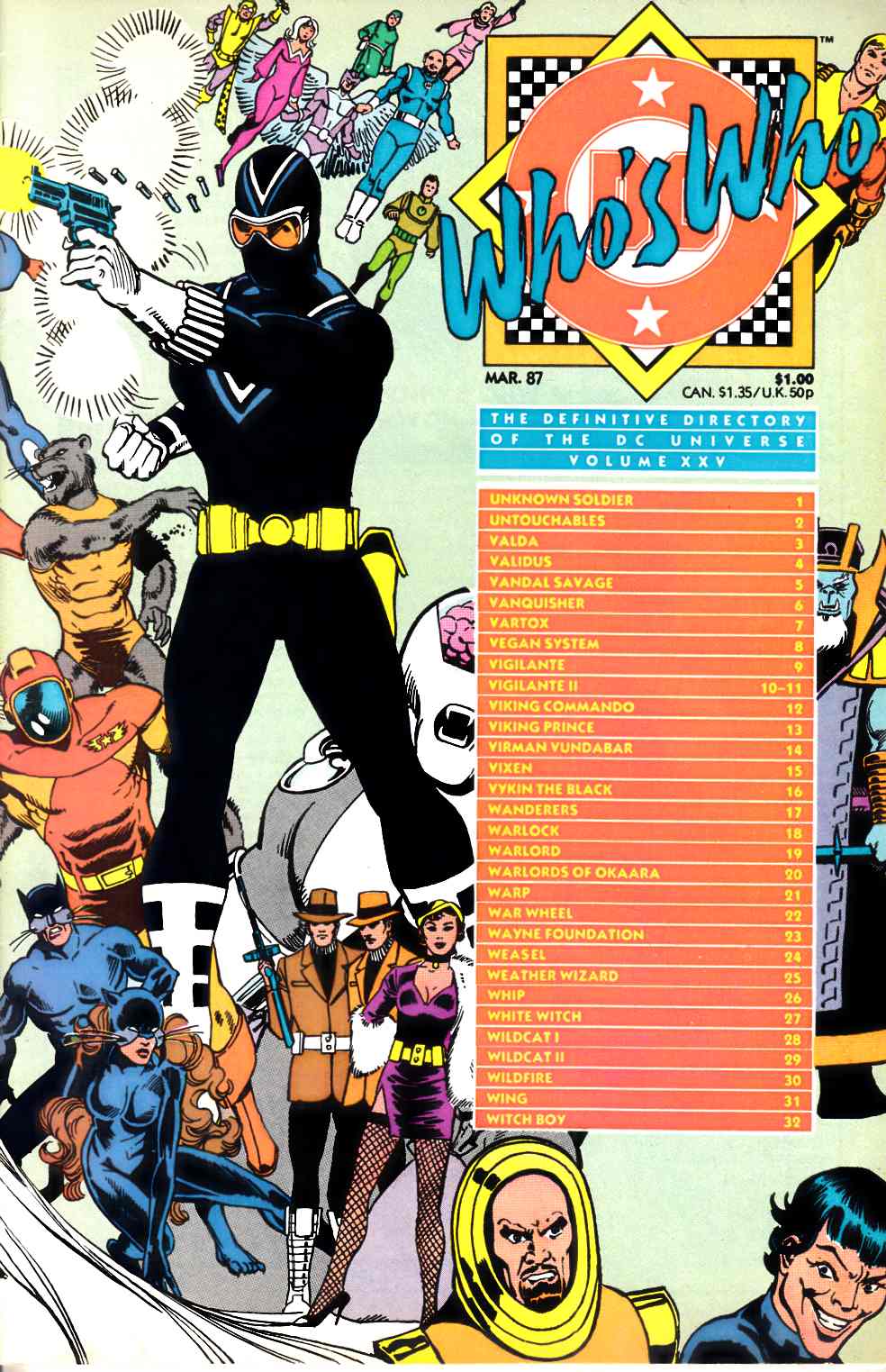 Who's Who Directory of DC Universe #25 Very Fine (8.0) [DC Comic] LARGE