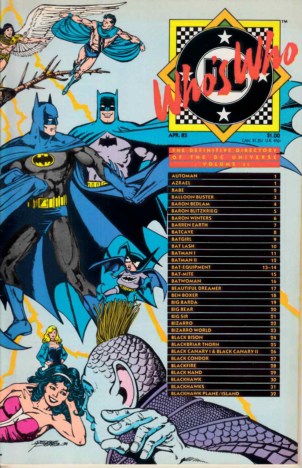 Who's Who Directory of DC Universe #2 Very Fine (8.0) [DC Comic] LARGE
