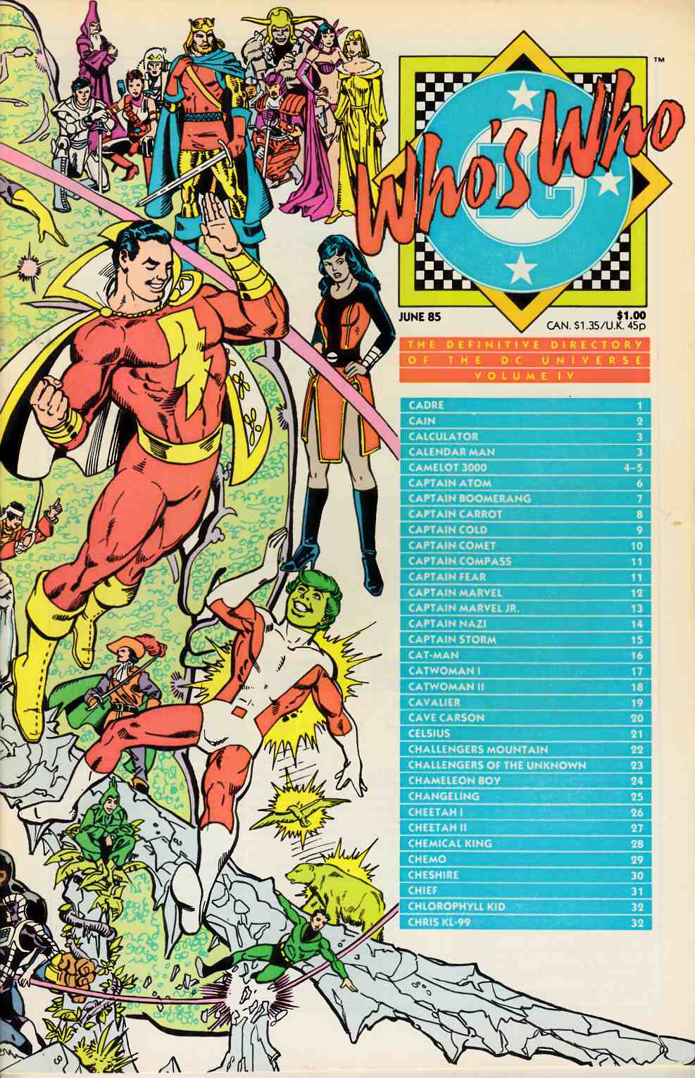 Who's Who Directory of DC Universe #4 Very Fine Minus (7.5) [DC Comic] LARGE