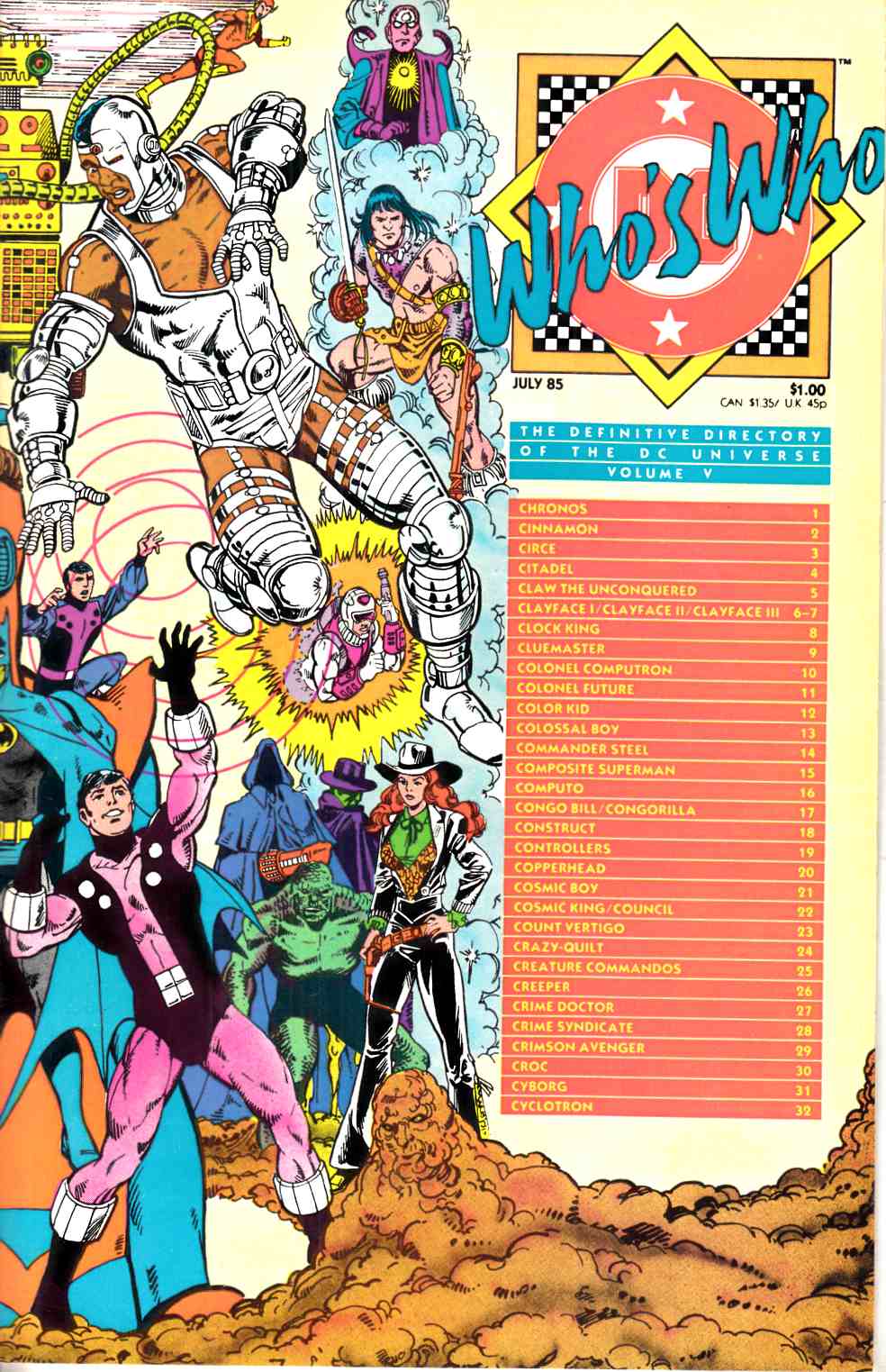 Who's Who Directory of DC Universe #5 Very Fine (8.0) [DC Comic] LARGE