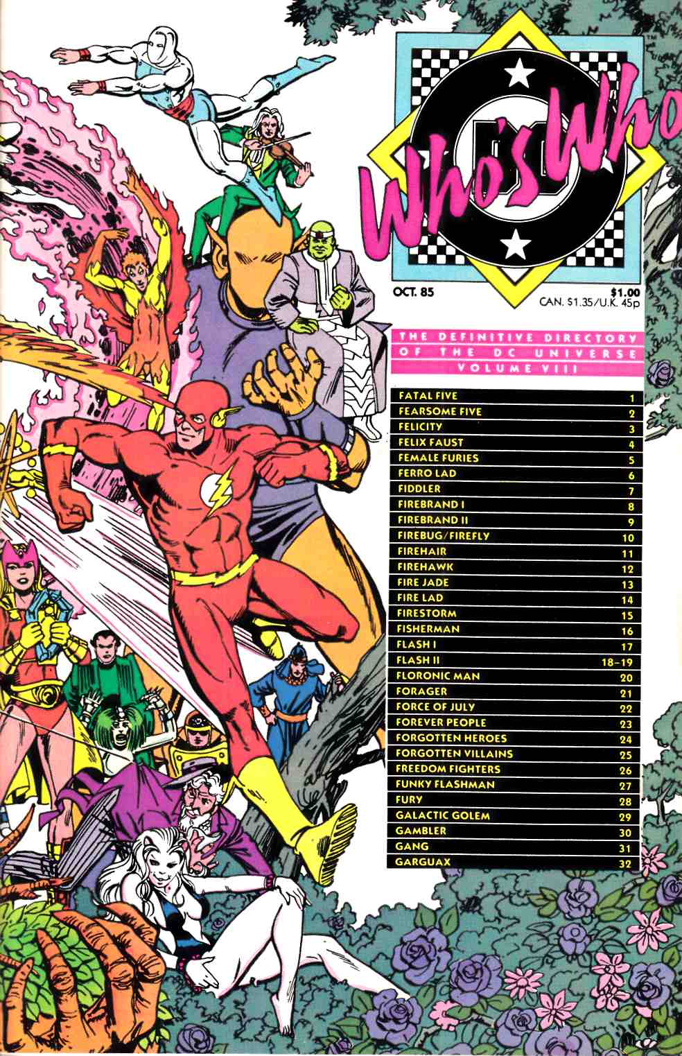 Who's Who Directory of DC Universe #8 Very Fine (8.0) [DC Comic] LARGE