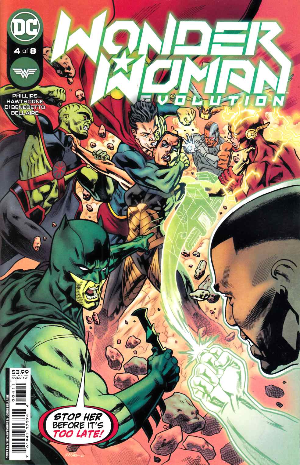 Wonder Woman Evolution #4 Near Mint (9.4) [DC Comic] LARGE