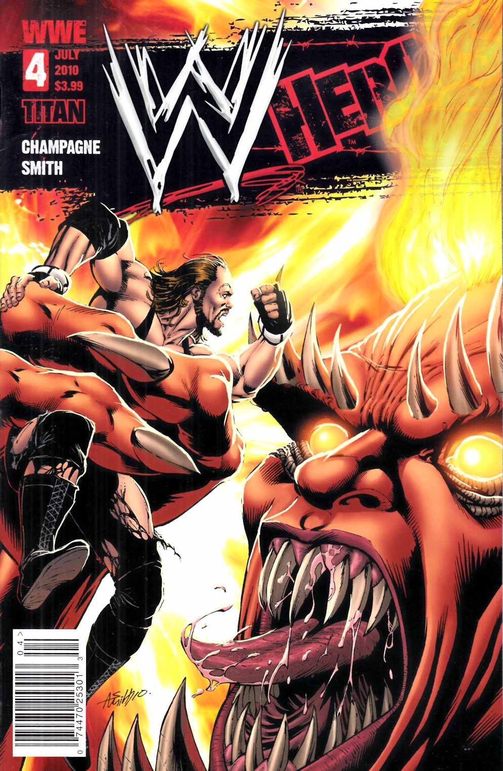 WWE Heroes #4 Cover A Very Fine (8.0) [Titan Comic] THUMBNAIL