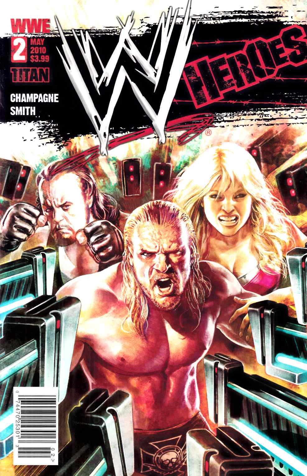 WWE Heroes #2 Cover B Near Mint (9.4) [Titan Comic] LARGE