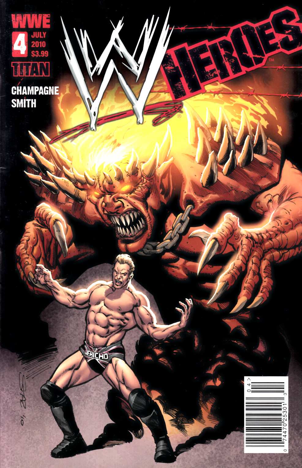WWE Heroes #4 Cover B Very Fine (8.0) [Titan Comic] LARGE