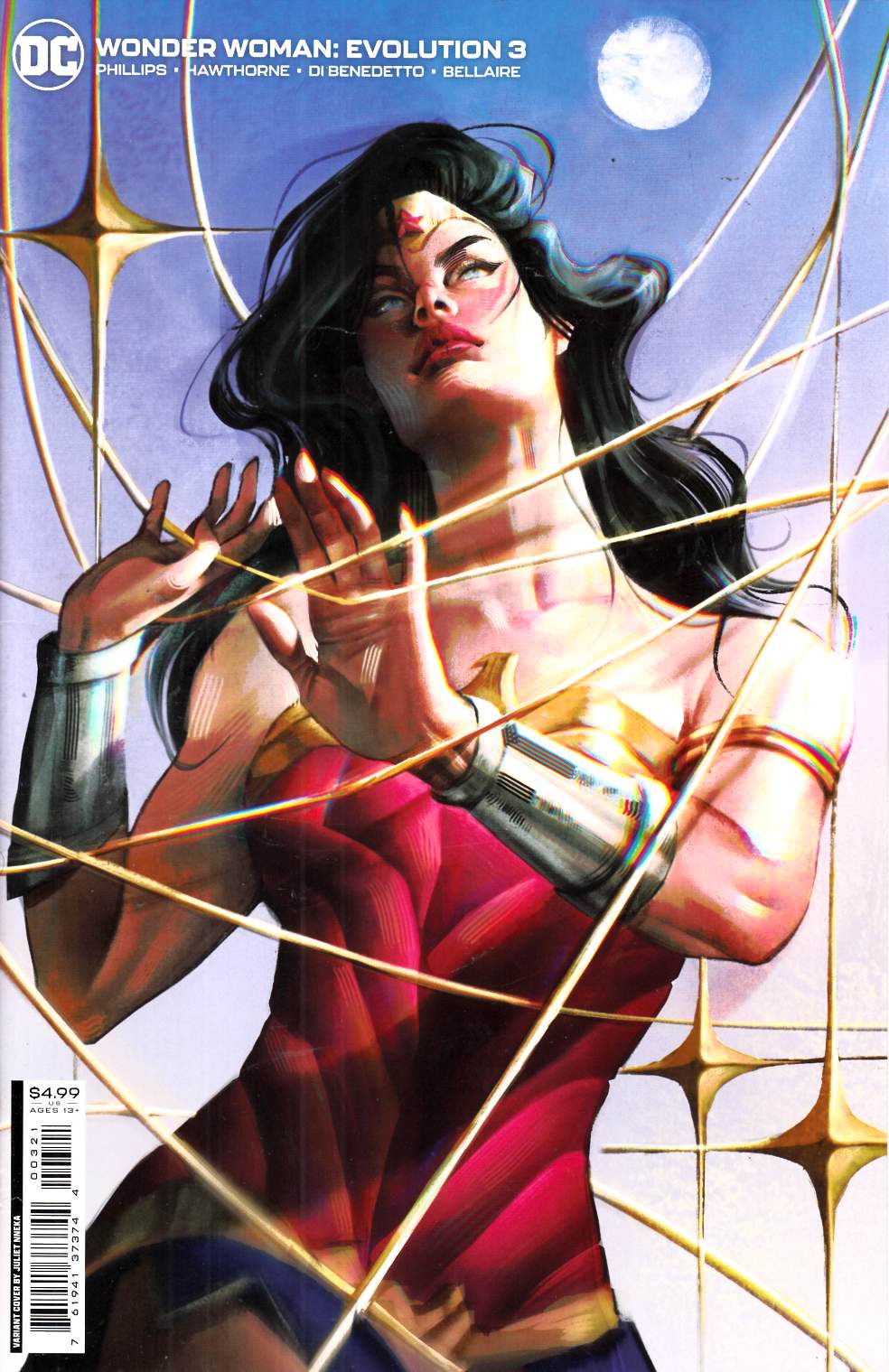 Wonder Woman Evolution #3 Nneka Variant Cover Near Mint (9.4) [DC Comic] LARGE
