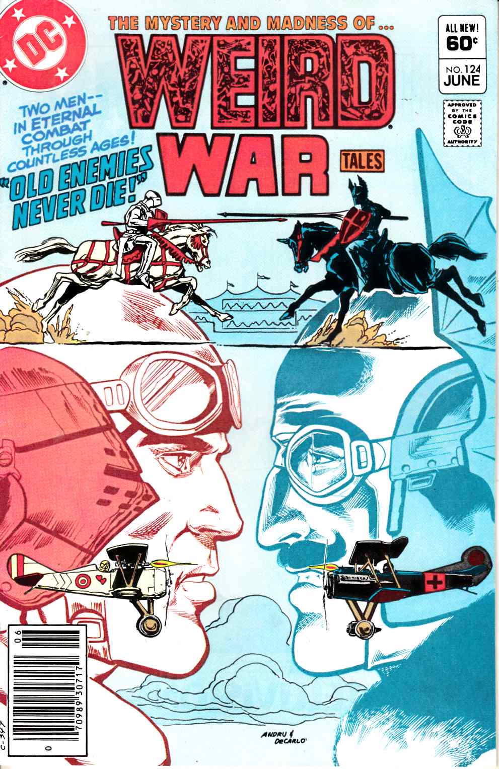 Weird War Tales #124 Newsstand Edition Fine/Very Fine (7.0) [DC Comic] THUMBNAIL