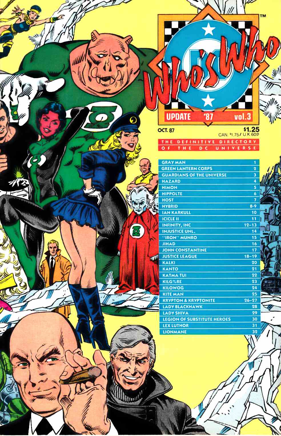 Who's Who Update 1987 #3 Very Fine (8.0) [DC Comic] THUMBNAIL