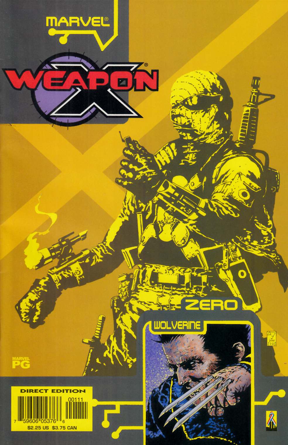 Weapon X Agent Zero #1 Fine (6.0) [Marvel Comic] LARGE