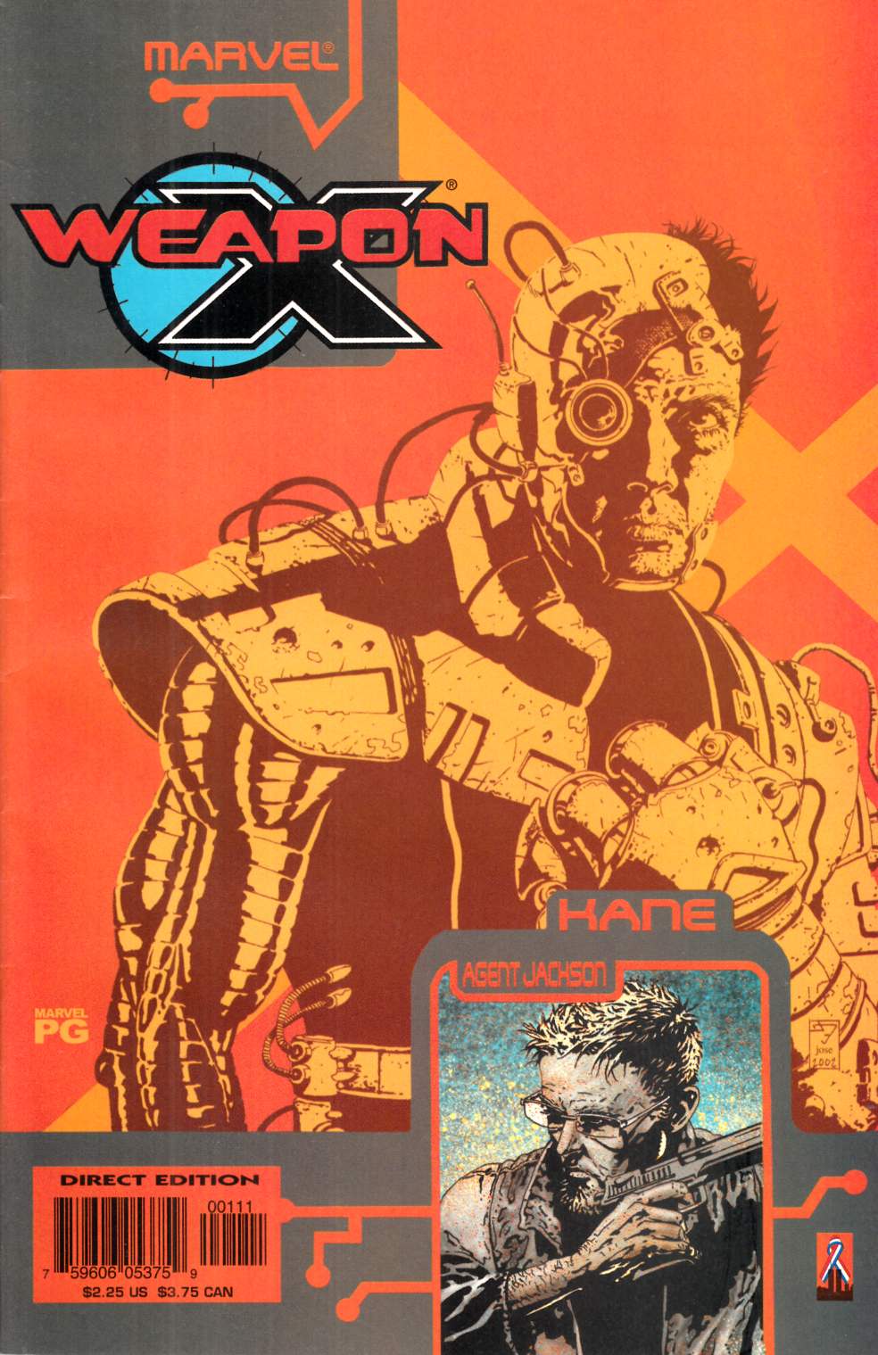 Weapon X Kane #1 Fine (6.0) [Marvel Comic] THUMBNAIL