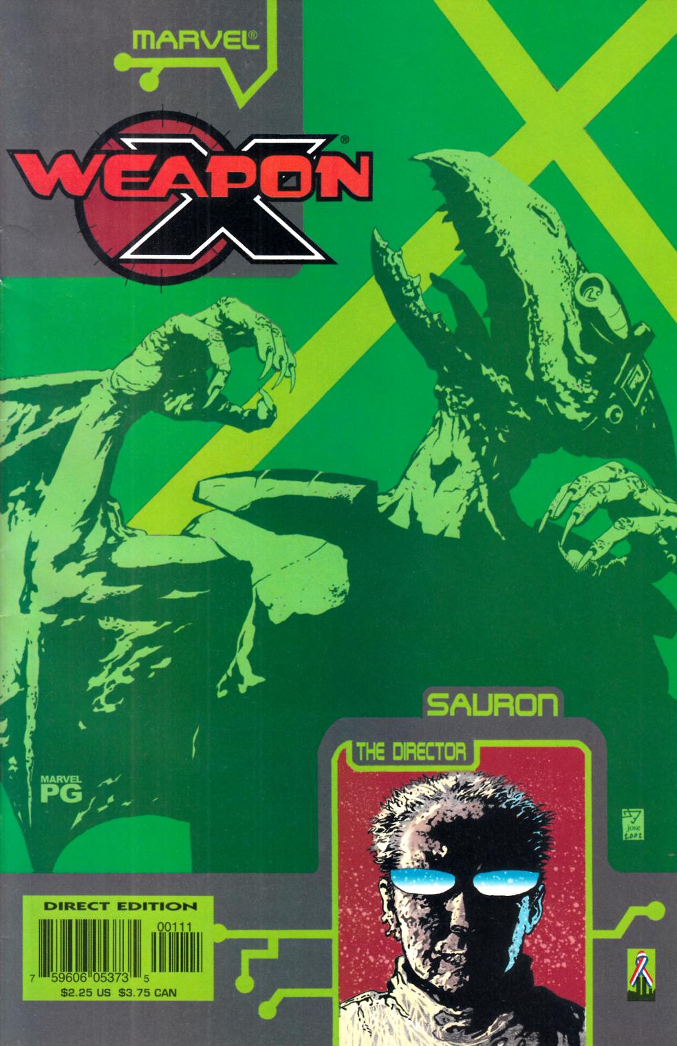 Weapon X Sauron #1 Fine (6.0) [Marvel Comic] THUMBNAIL