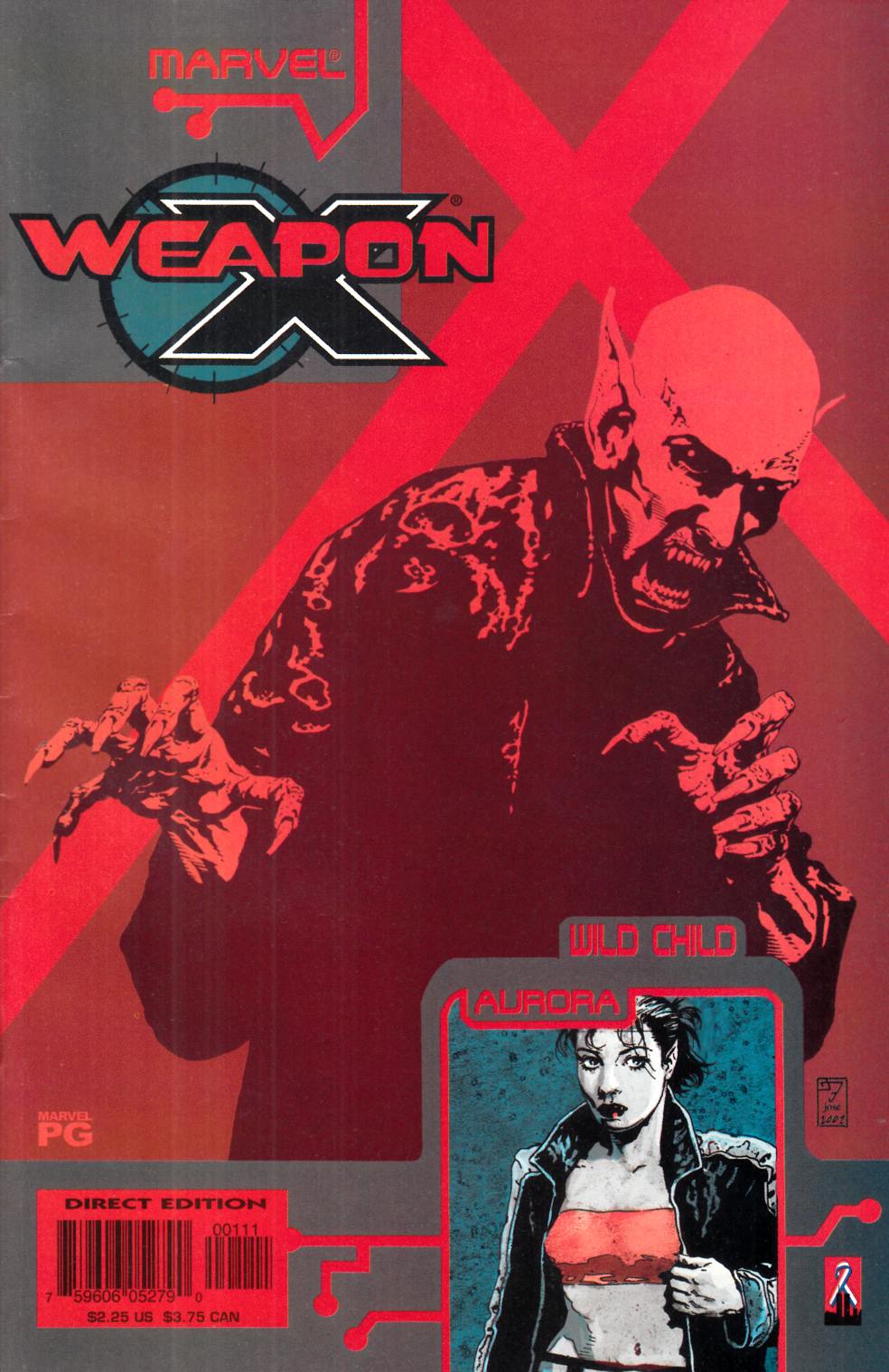 Weapon X  Wild Child #1 Fine (6.0) [Marvel Comic] LARGE