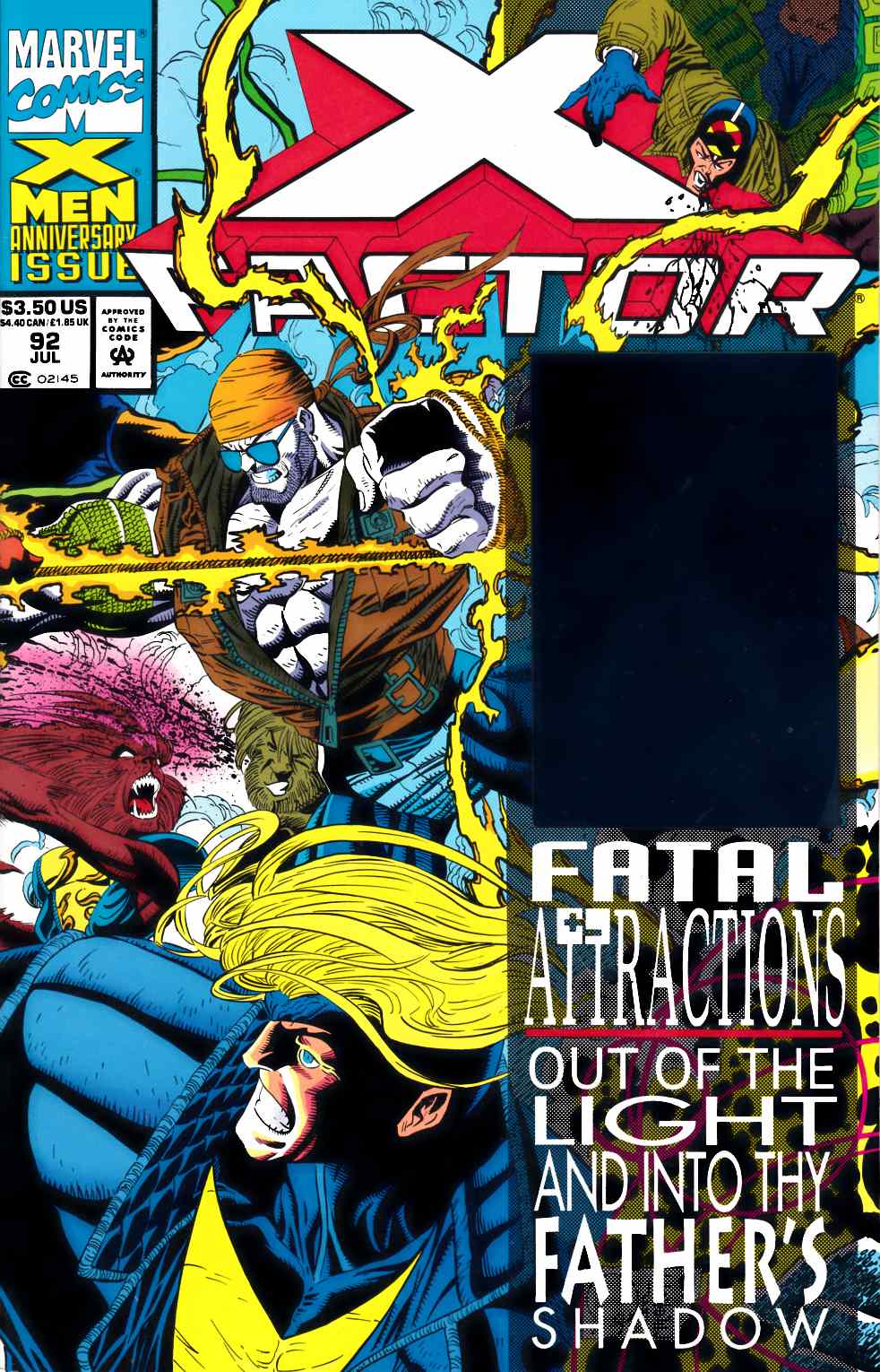 X-Factor #92 Near Mint Minus (9.2) [Marvel Comic] THUMBNAIL