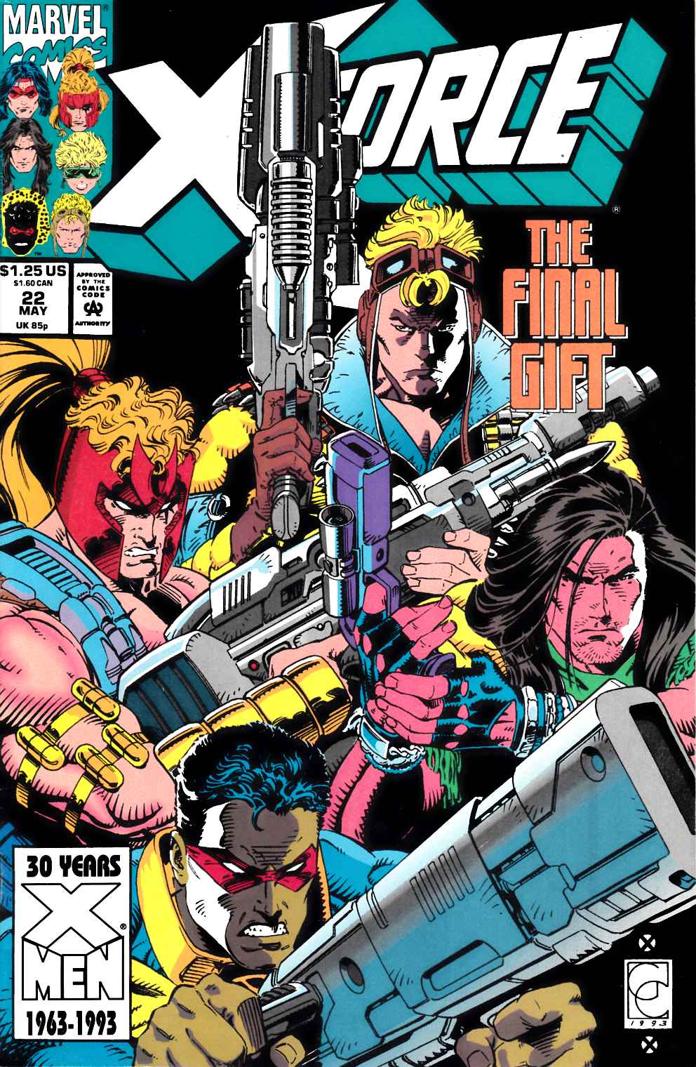 X-Force #22 Very Fine (8.0) [Marvel Comic]