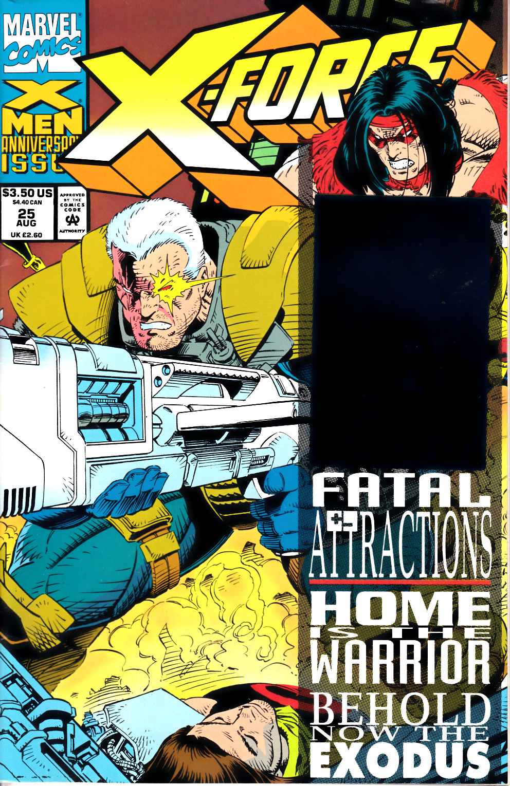 X-Force #25 Fine Plus (6.5) [Marvel Comic]