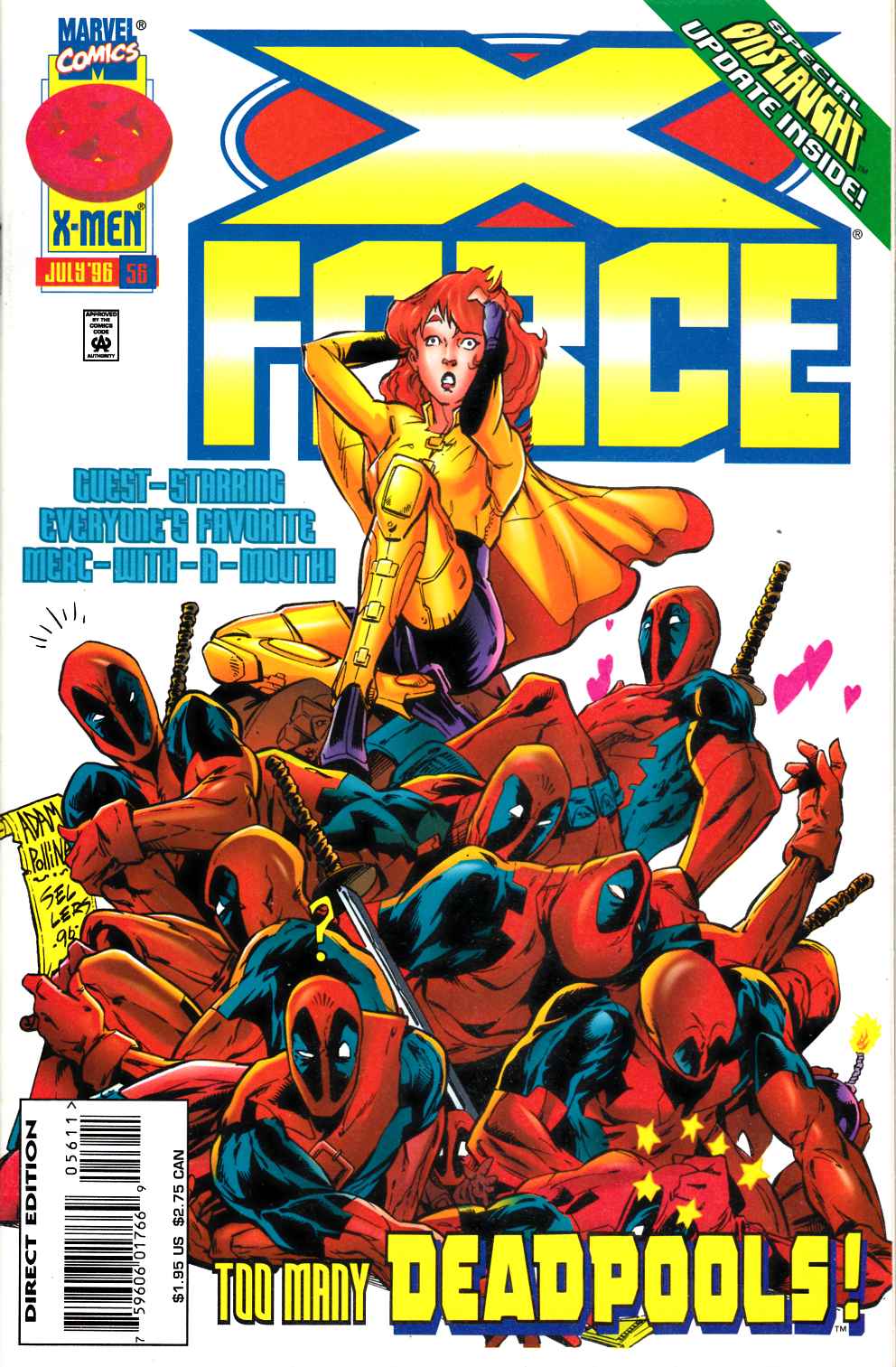 X-Force #56 Very Fine Plus (8.5) [Marvel Comic]