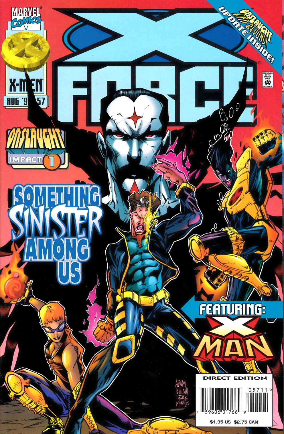 X-Force #57 Very Fine (8.0) [Marvel Comic]