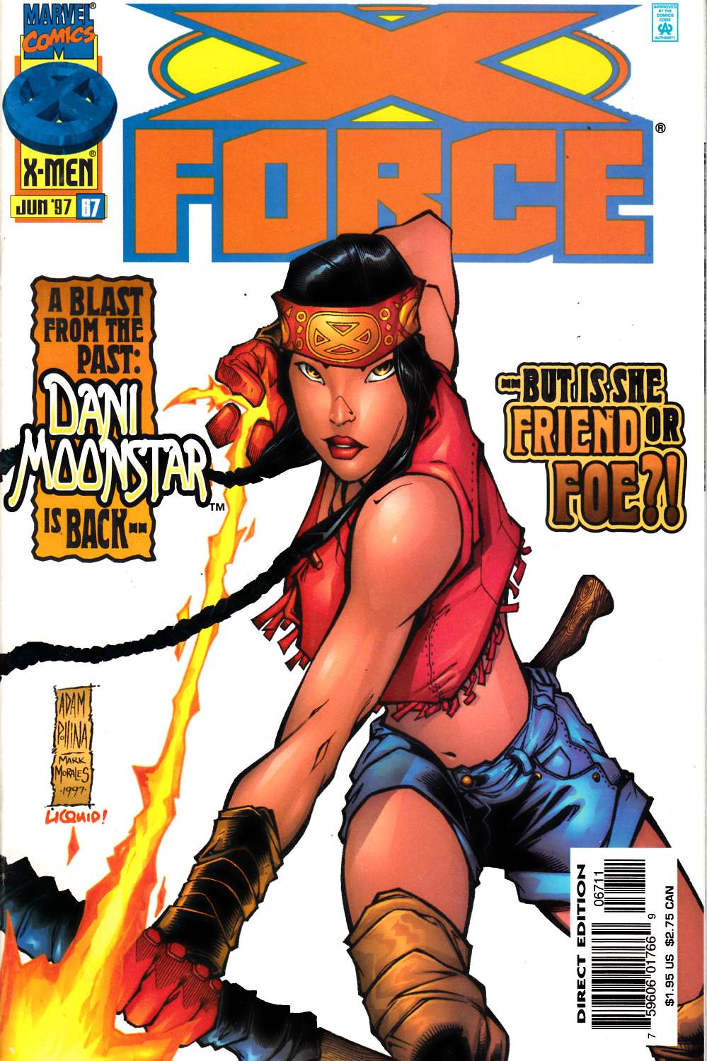 X-Force #67 Fine (6.0) [Marvel Comic]