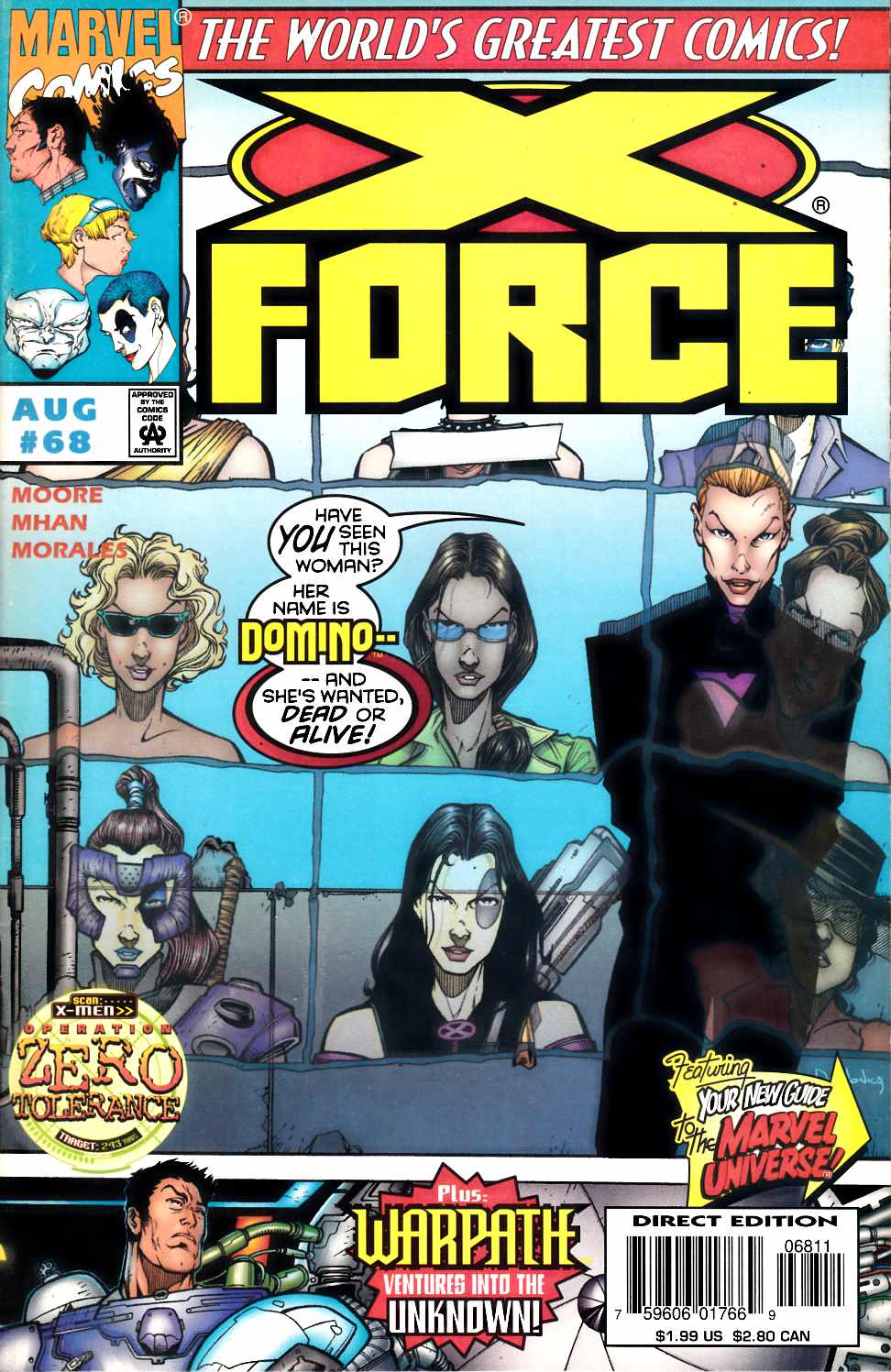 X-Force #68 Very Fine (8.0) [Marvel Comic]