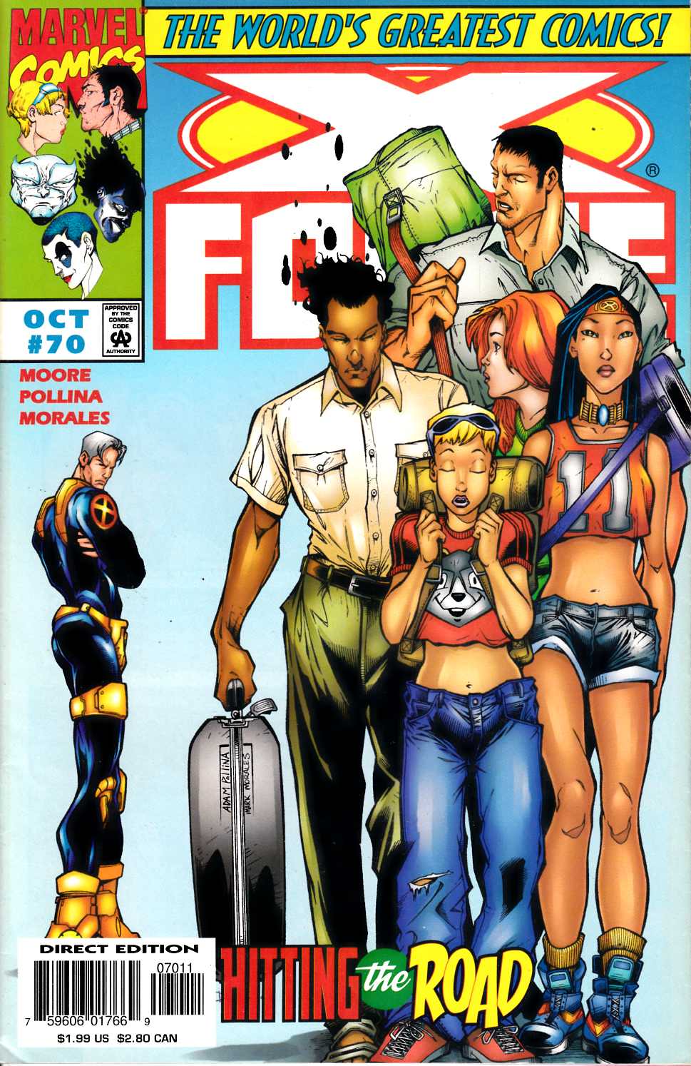 X-Force #70 Fine (6.0) [Marvel Comic]