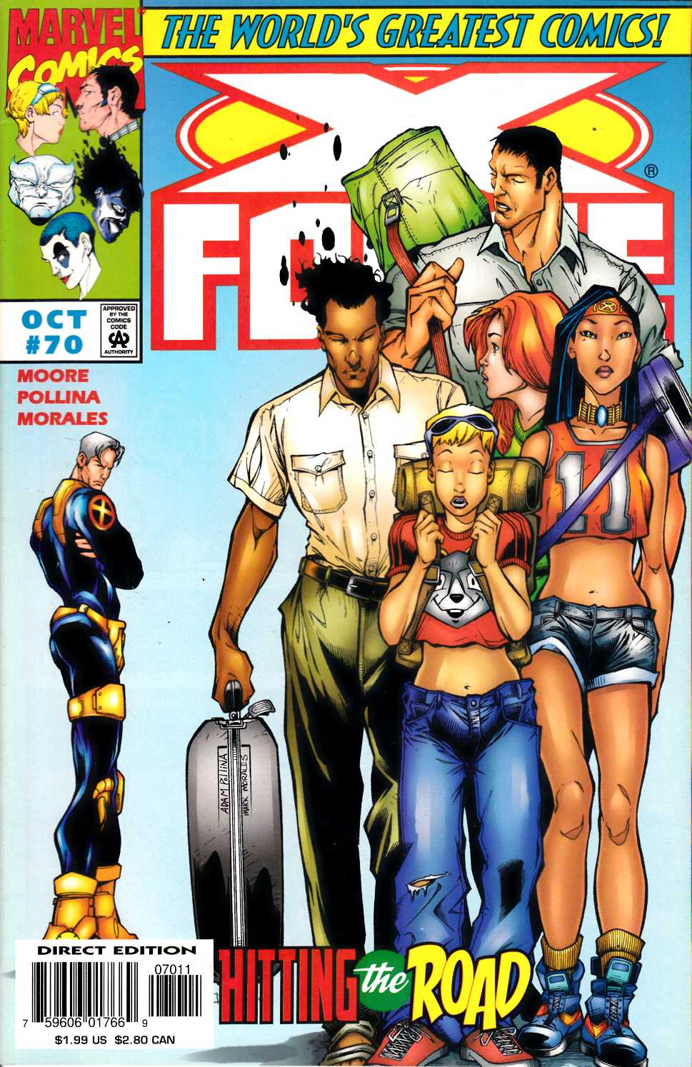 X-Force #70 Near Mint Minus (9.2) [Marvel Comic]