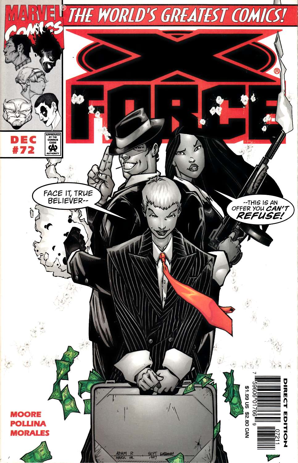 X-Force #72 Near Mint (9.4) [Marvel Comic]