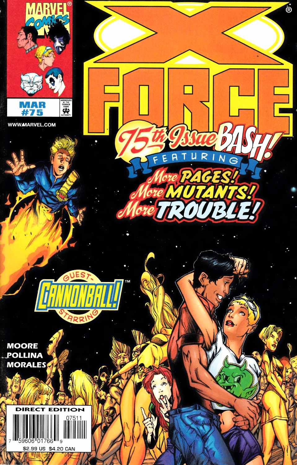 X-Force #75 Fine (6.0) [Marvel Comic]